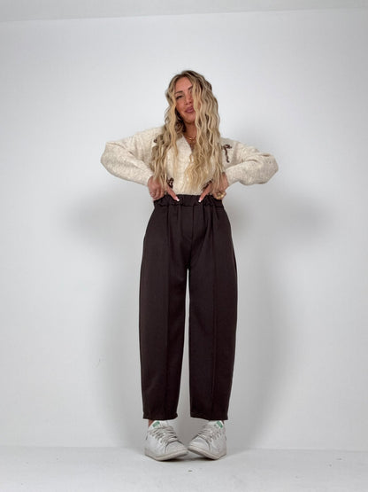 Pantaloni Heart Marrò ♥