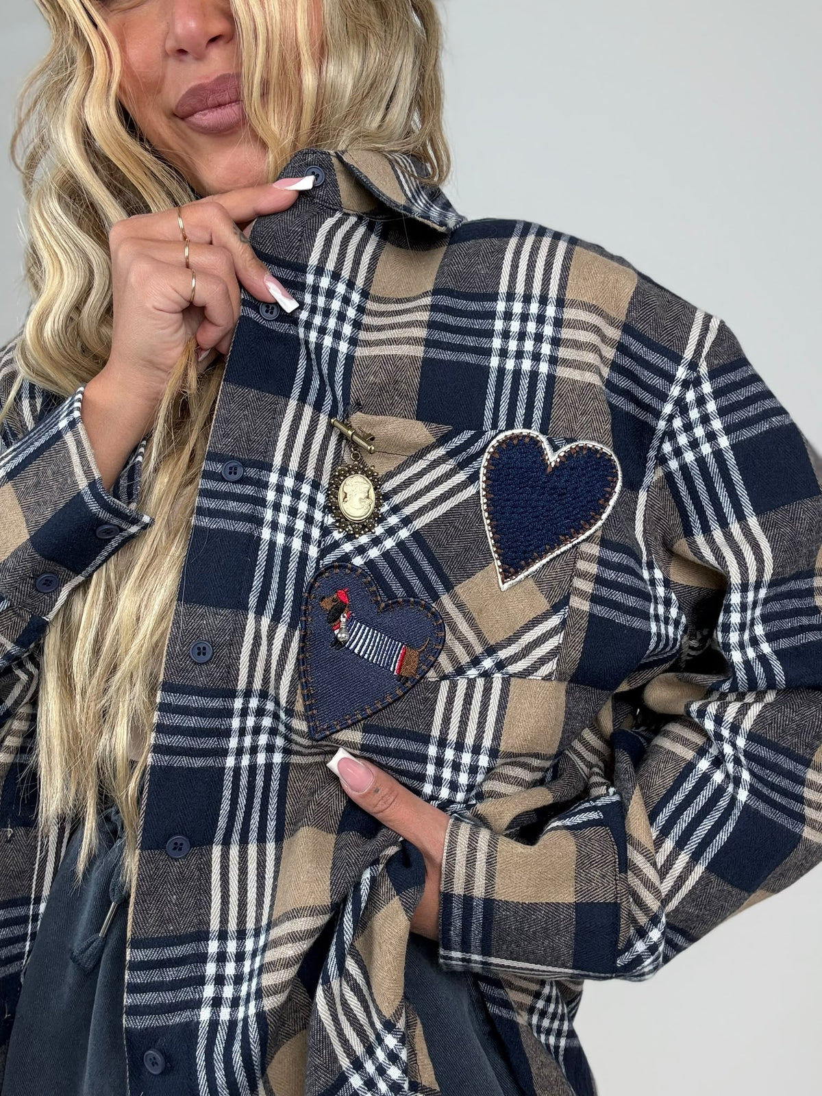Camicina Denim Corazon ♥