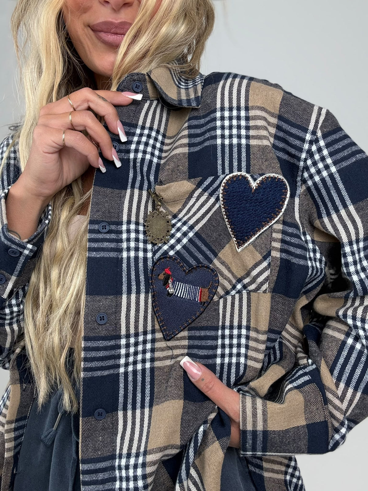 Camicina Denim Corazon ♥