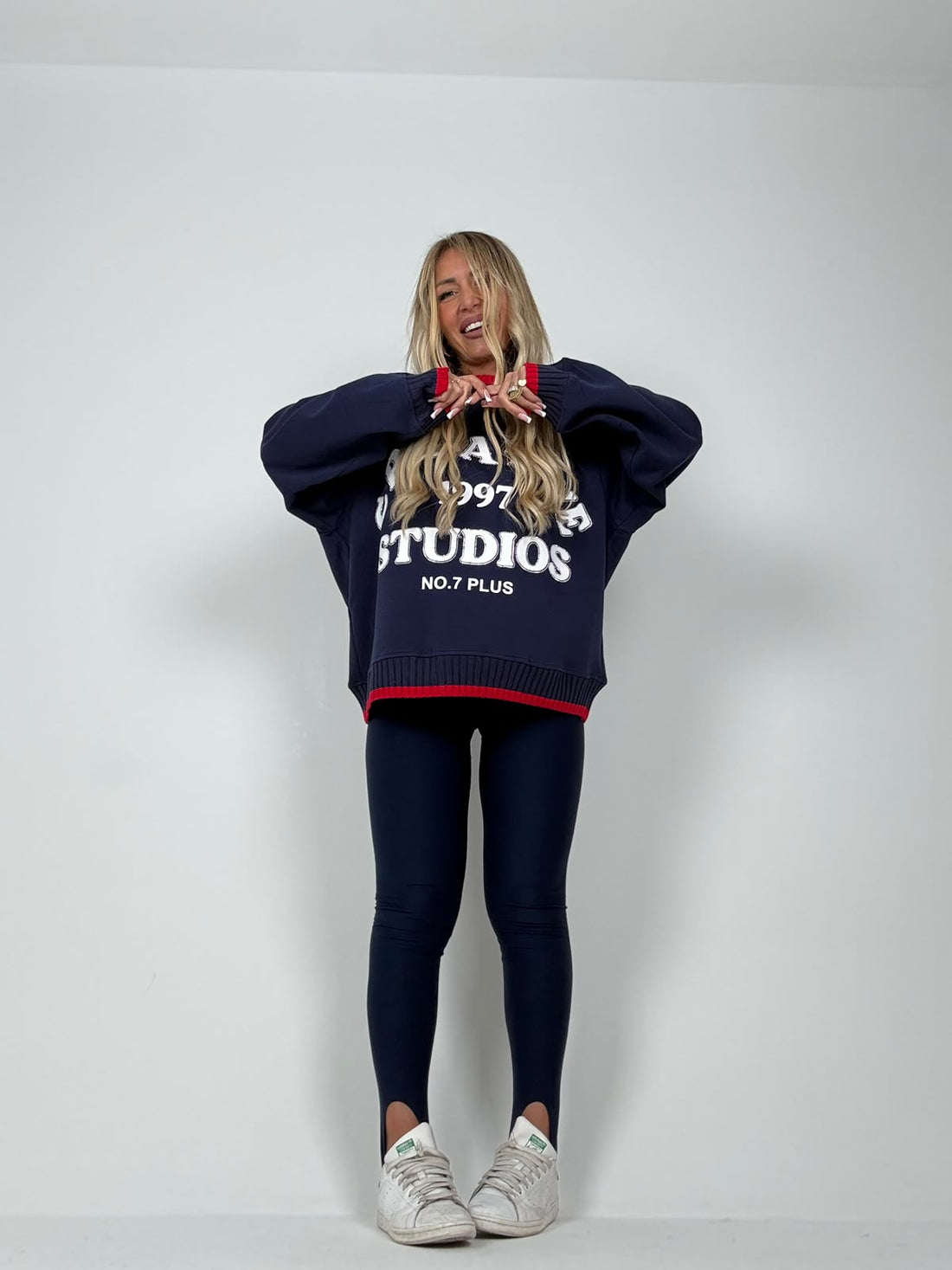 Legging Piedino Blu Navy ♡