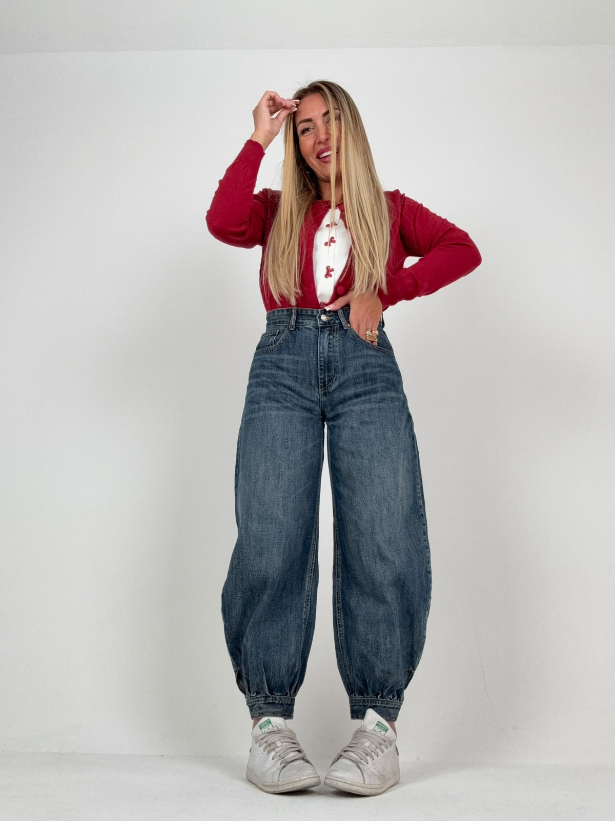 Jeans Balloon Bottoncino ♥