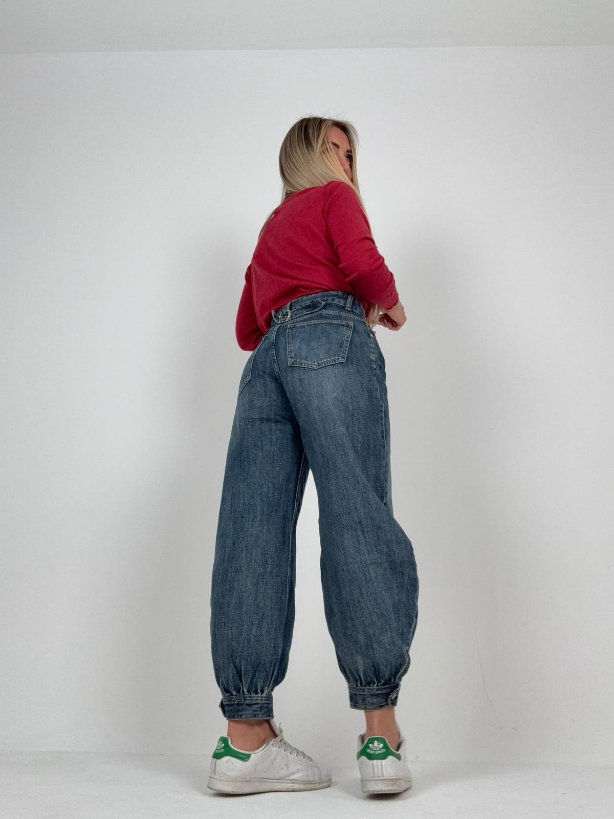 Jeans Balloon Bottoncino ♥