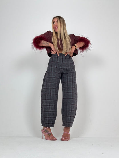 Pantalone Tartan Kiss  ♥