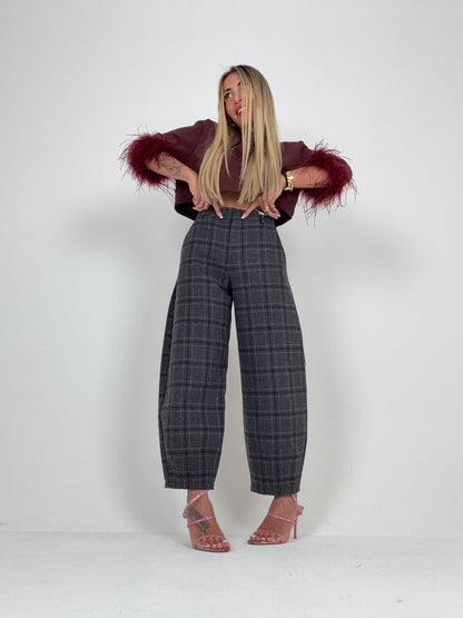 Pantalone Tartan Kiss  ♥