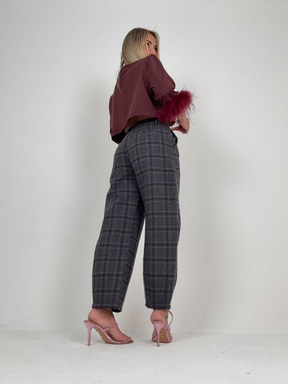 Pantalone Tartan Kiss  ♥
