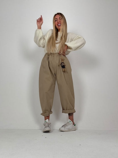 Pantalone Bunny Pocket Nocciola ♥