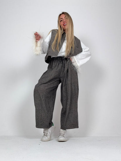 Pantalone Grigio In Love ♥