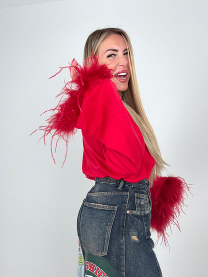 Maglia Piumè Rossa Soft ♥