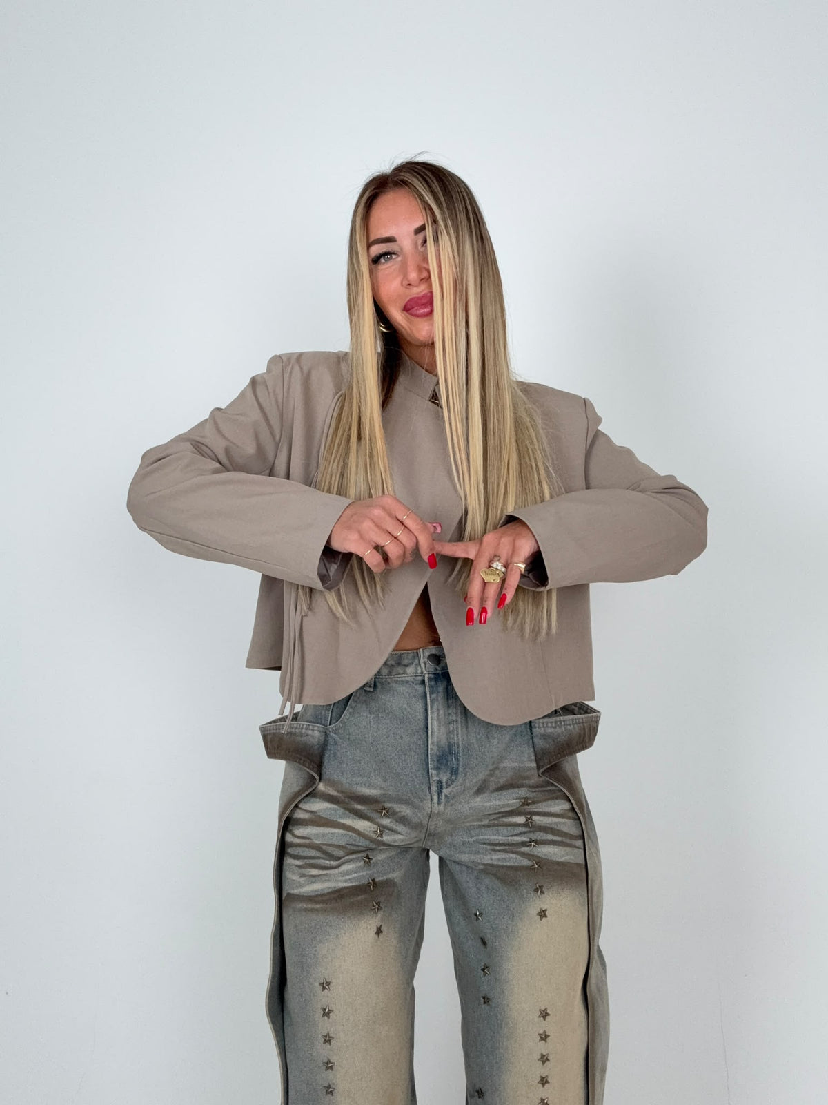 Giacca Coreana Beige ♥