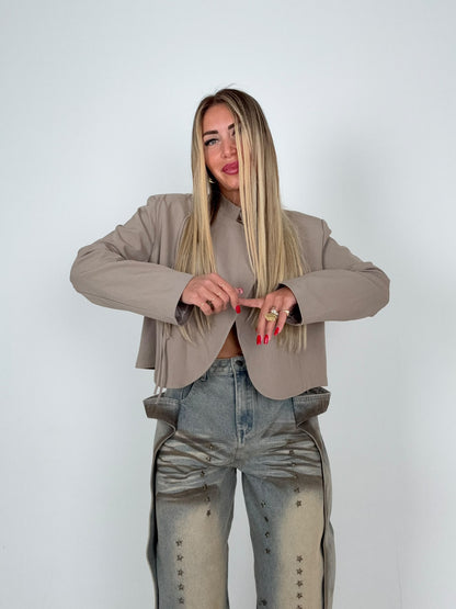 Giacca Coreana Beige ♥