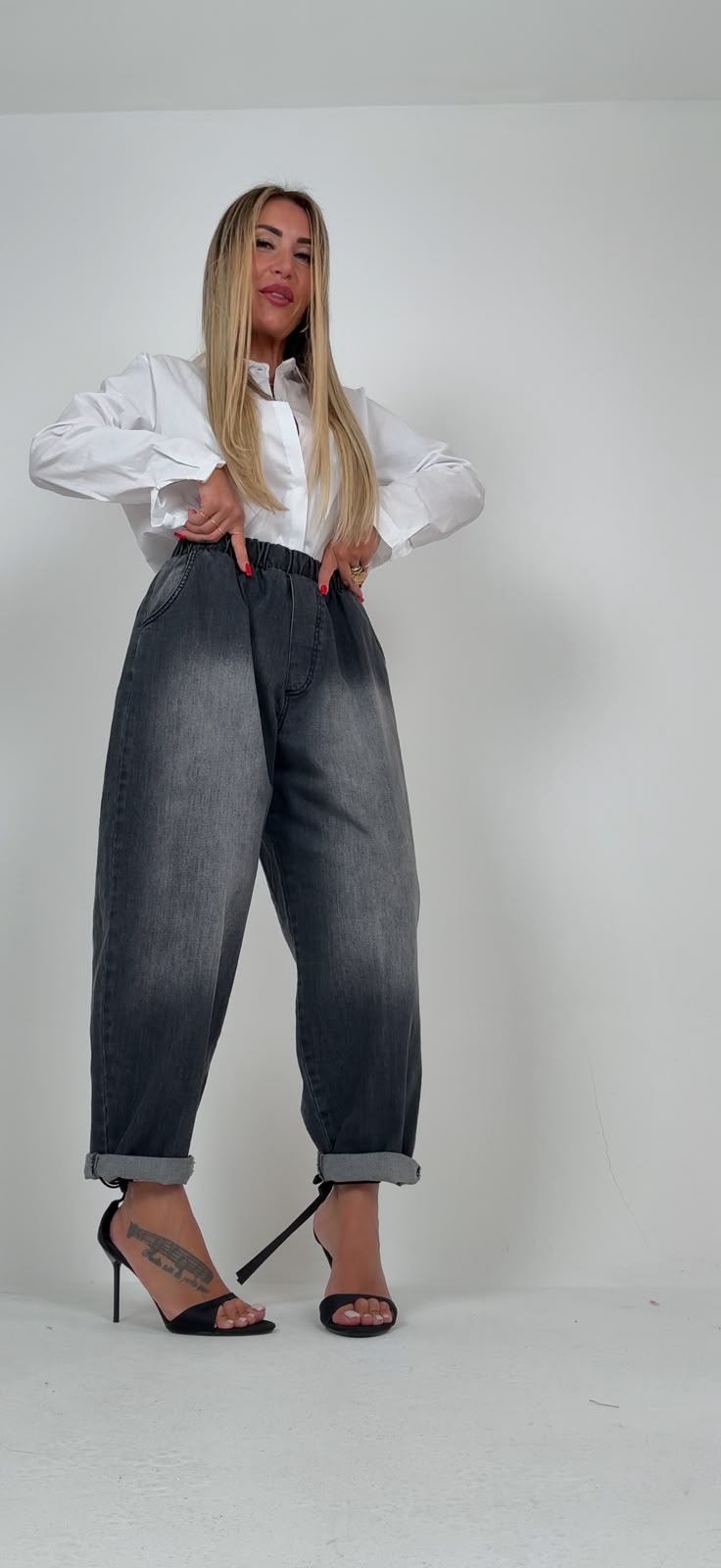 Jeans Il Mondo Che Vorrei Grigio ♥