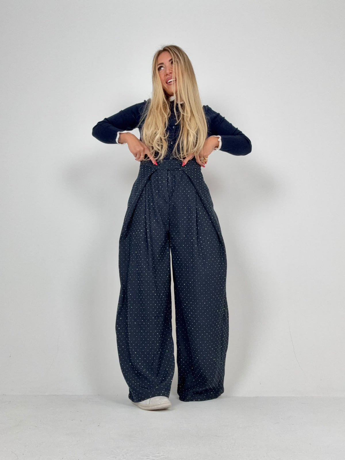 Pantalone Bon Bon Chic Blu ♥
