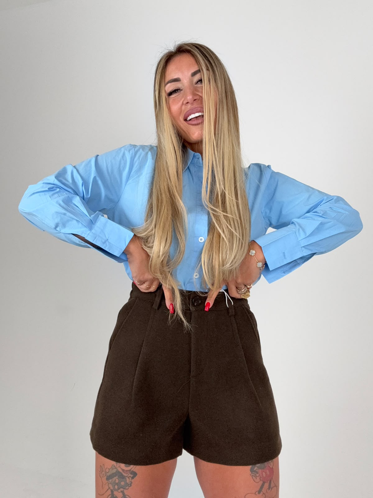 Pantaloncino In Lana Marrò ♥