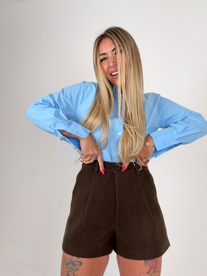 Pantaloncino In Lana Marrò ♥