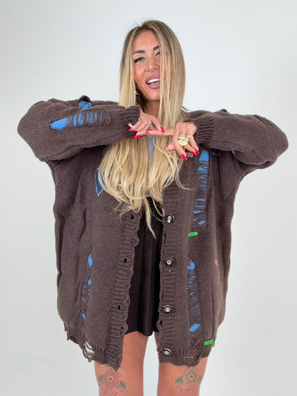 Cappottino Cardigan Heart Denim ♥
