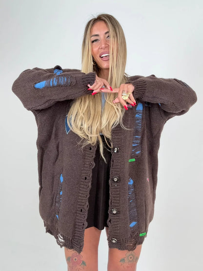 Cappottino Cardigan Heart Denim ♥