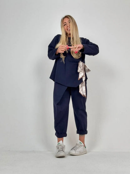 Coordinato Foulard Gym Blu ♥