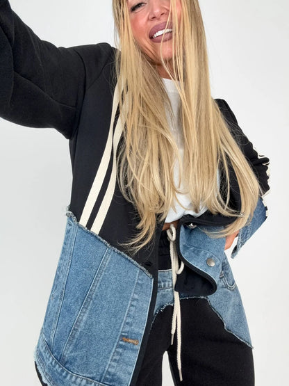 Coordinato Denim Vibes Nero ♥