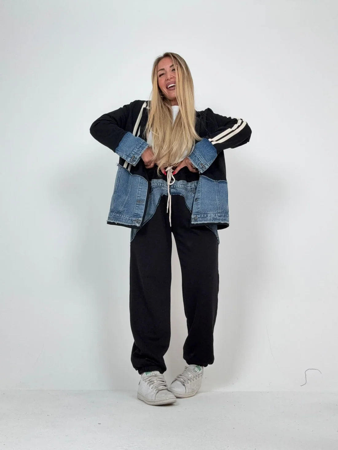 Coordinato Denim Vibes Nero ♥