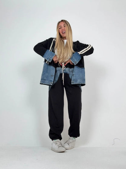 Coordinato Denim Vibes Nero ♥