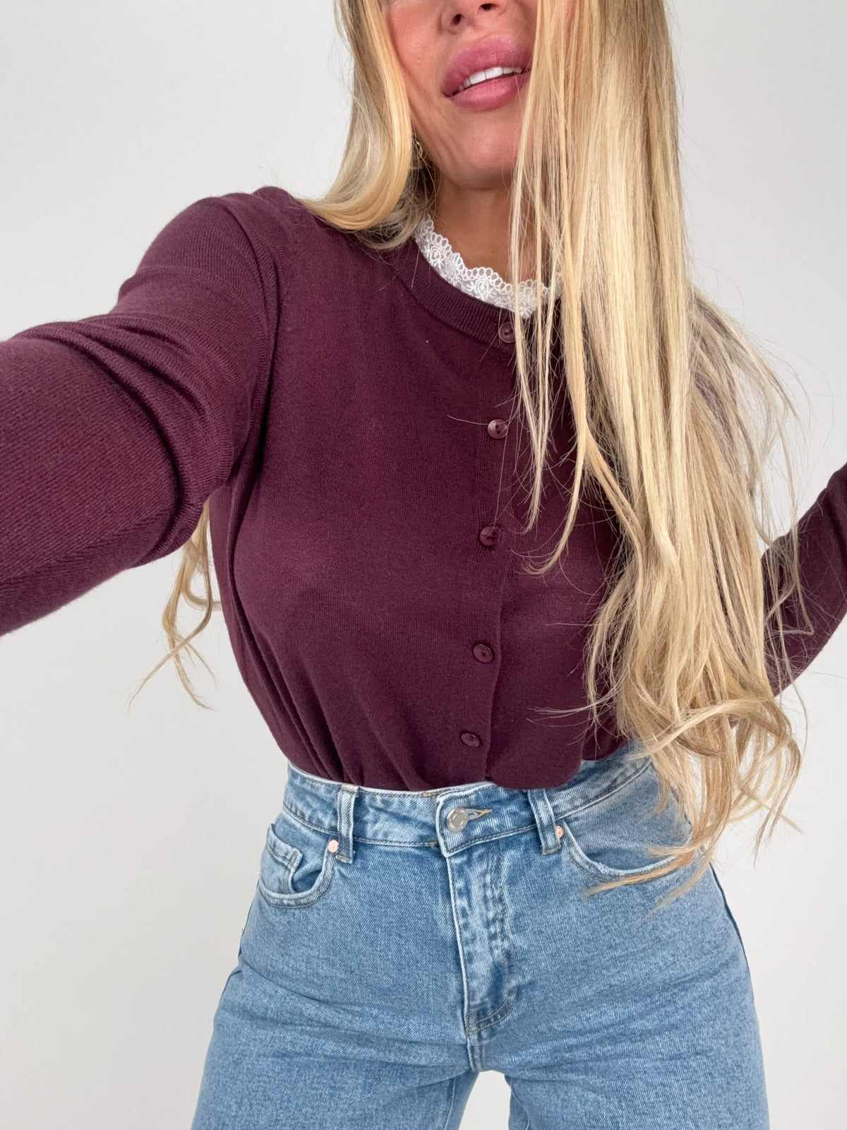 Maglia Serafina Prugna Shabby ♥
