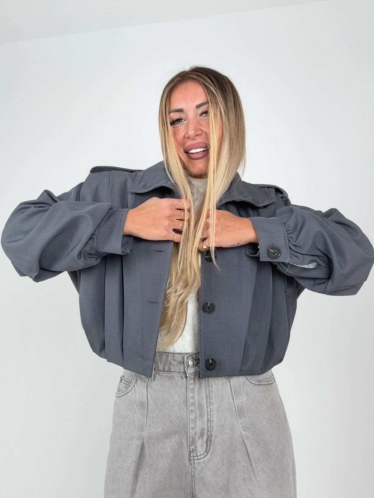 Trench Low Cost Grigio ♥