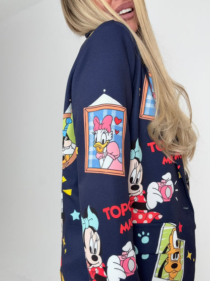Giacca Cartoon In Love Blu Navy ♥