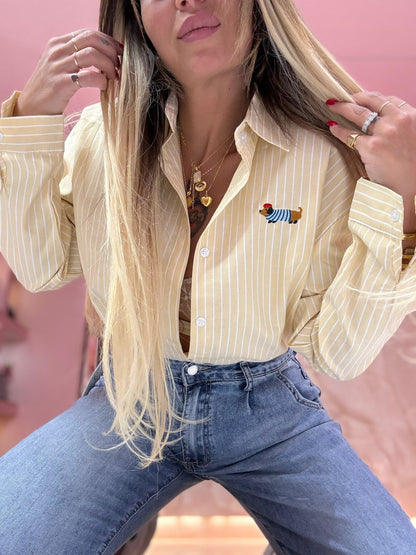 Camicia Per Bassotte Gialla ♥