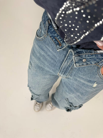 Jeans Risvolto Mood Zara ♥