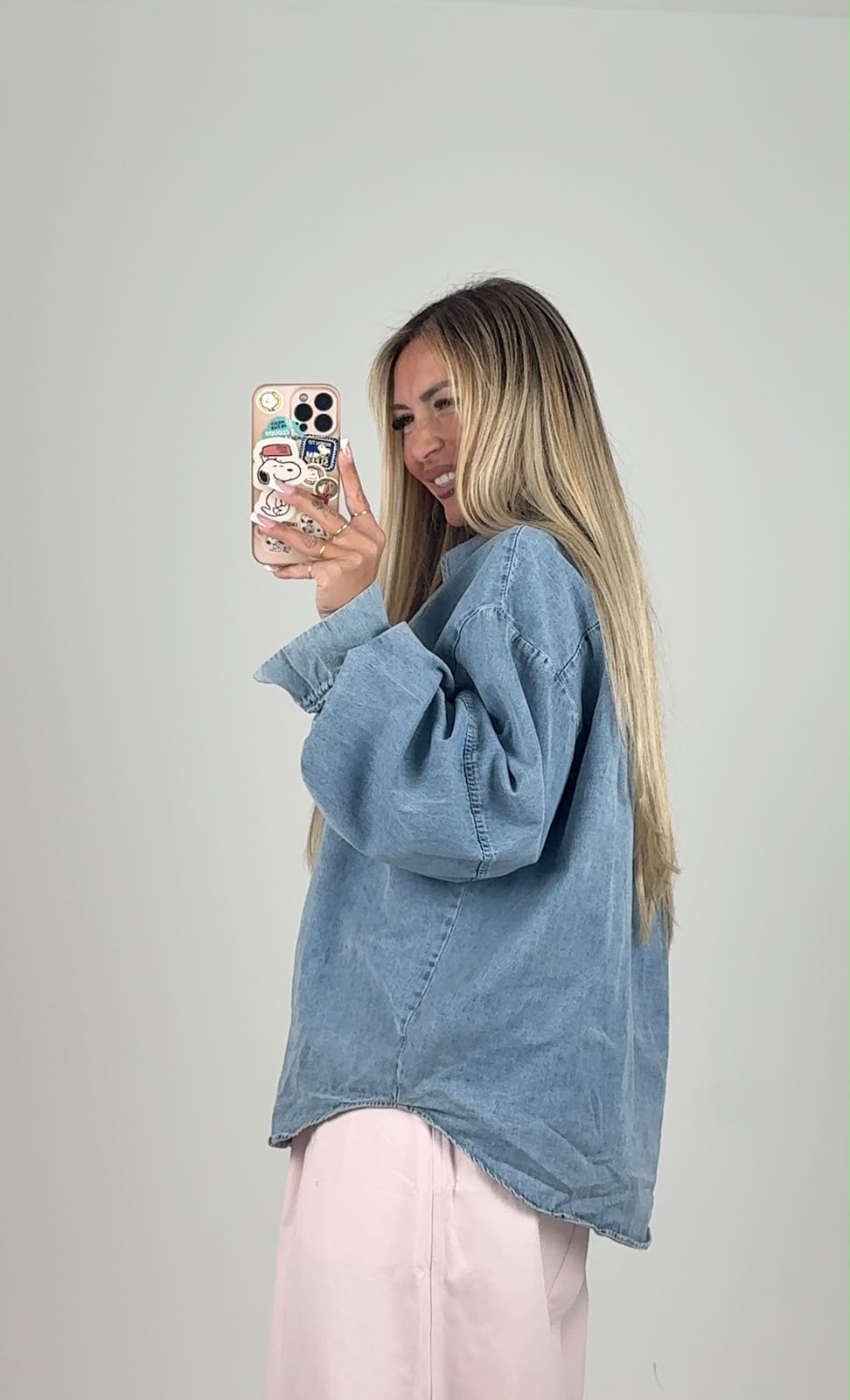 Camicia Denim Colletto Charm ♥