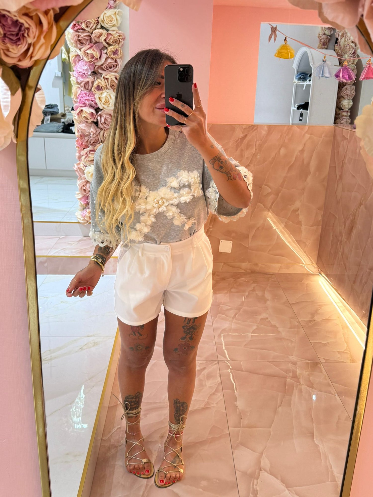 Pantaloncini Classici Bianchi  ♥