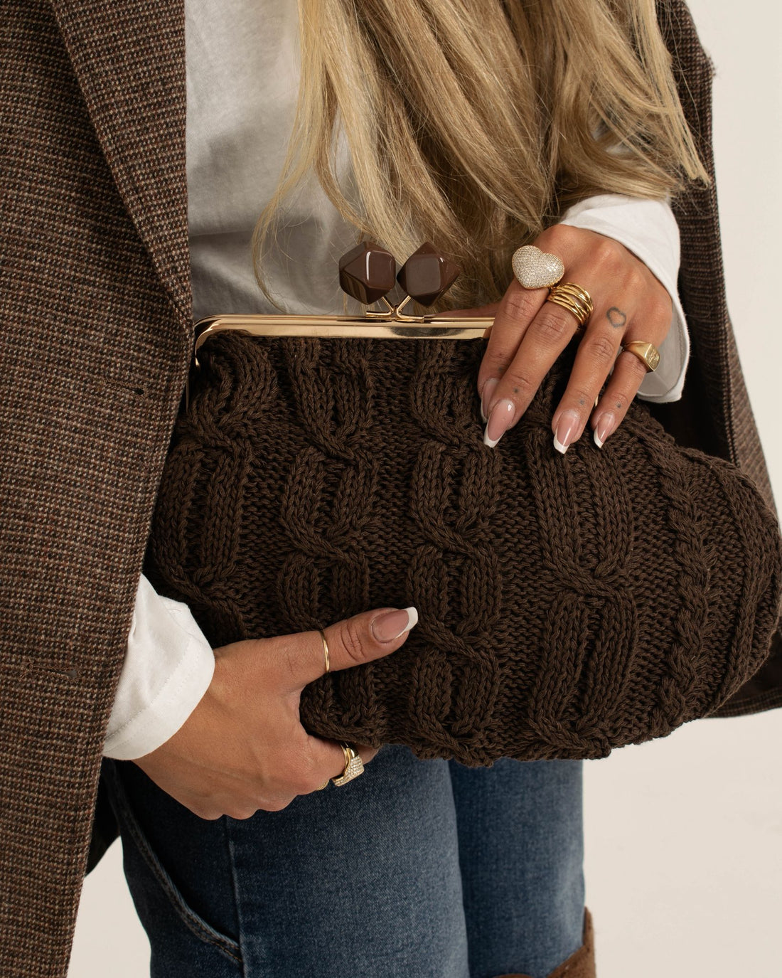 Borsa Pasticcio Marro&
