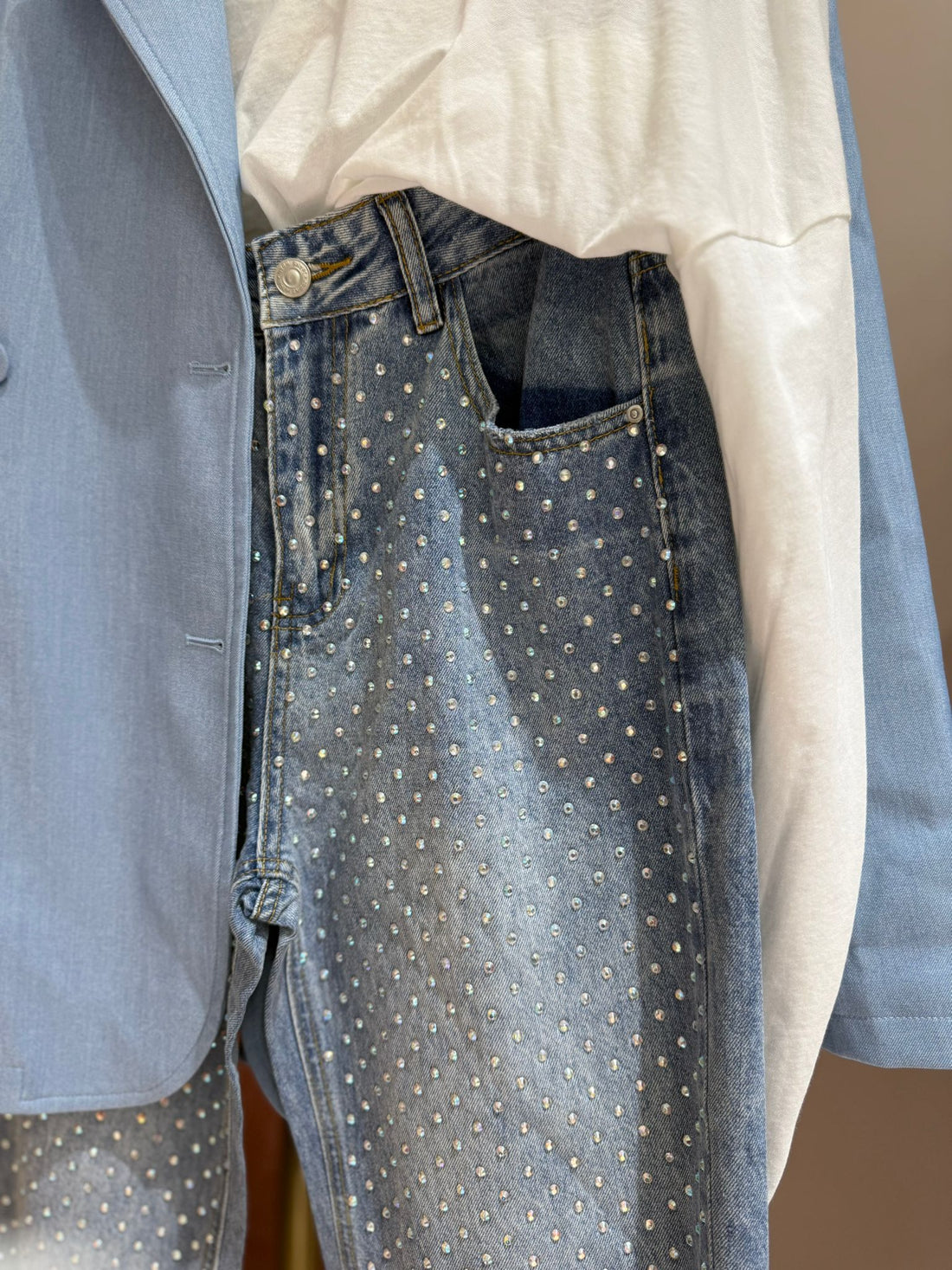 Jeans Strass Boreale ♥