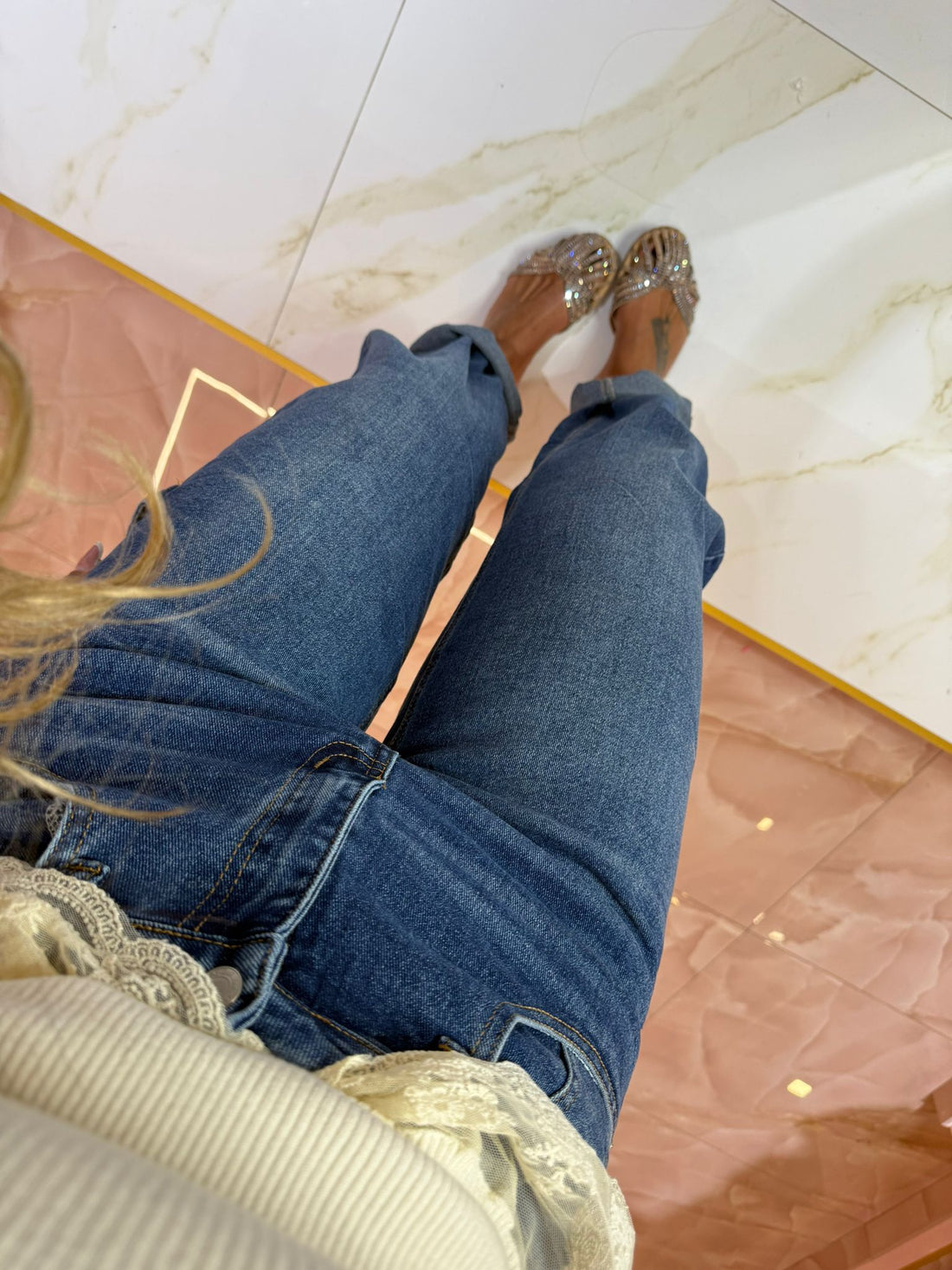 Jeans Balloon Lavaggio Medio ♥