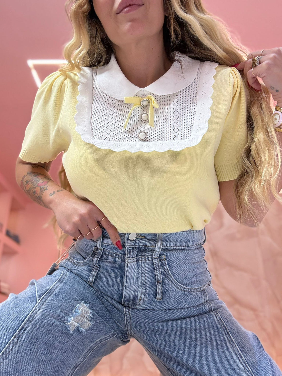 La Maglia in Woderland Gialla ♥