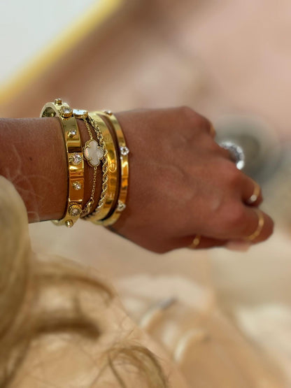 Bracciale Rigido Con Cuori Small ♥