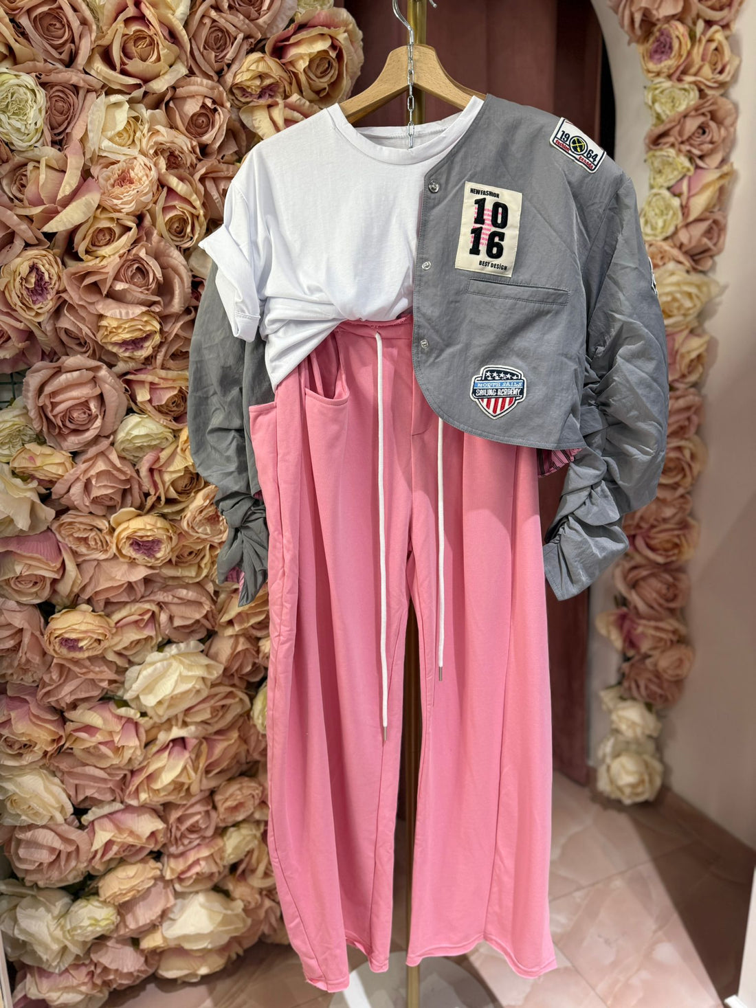 Pantaloni Di Tuta Rosa ♥