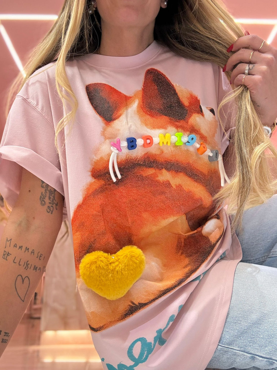 Shirt Bau Rosa Collarino ♥