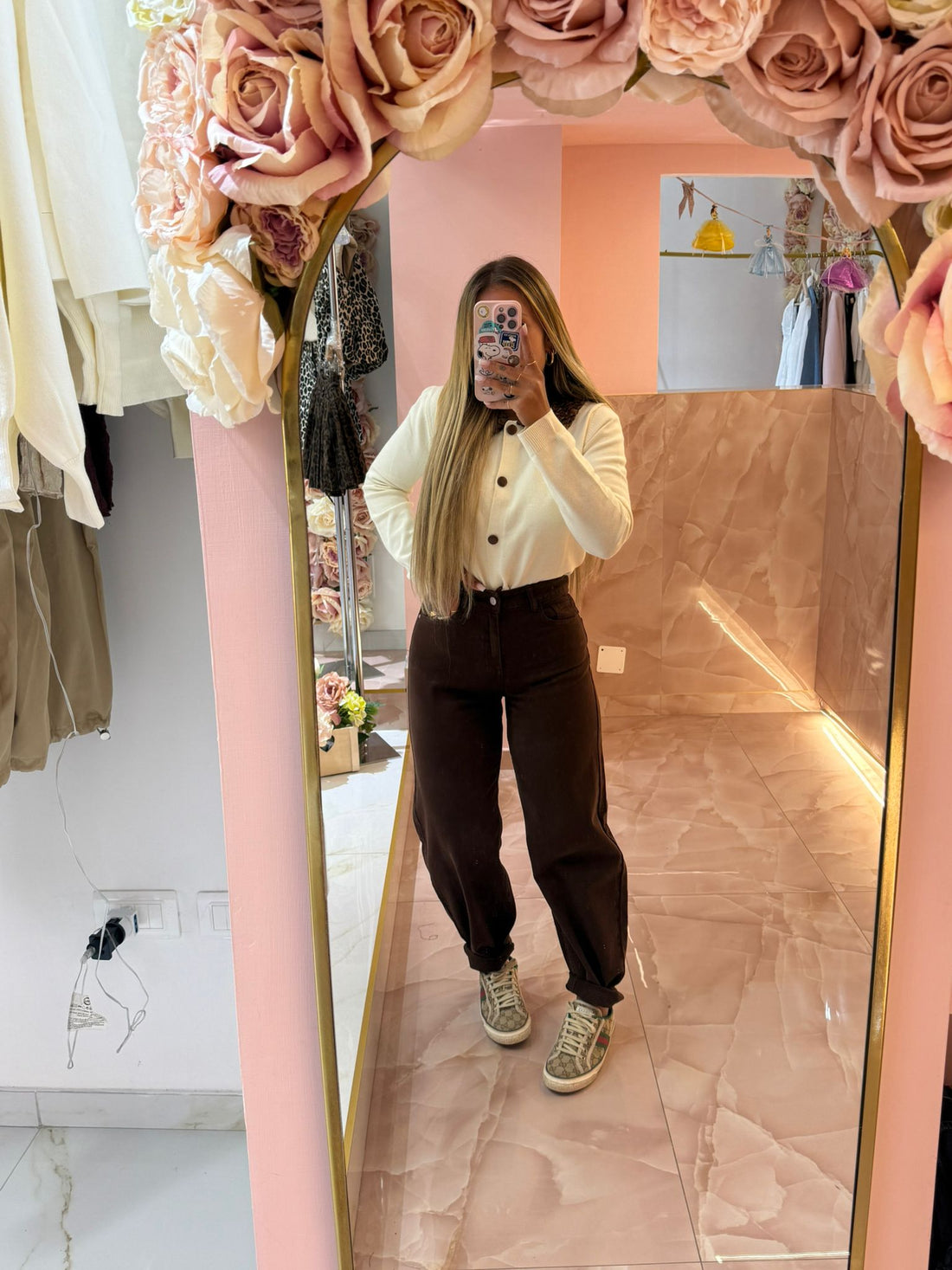 Jeans Mood Levis Marrone ♡