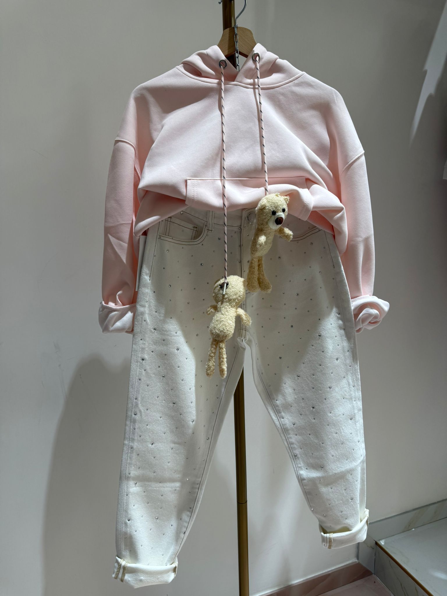 Jeans Glitter Bianco ♥