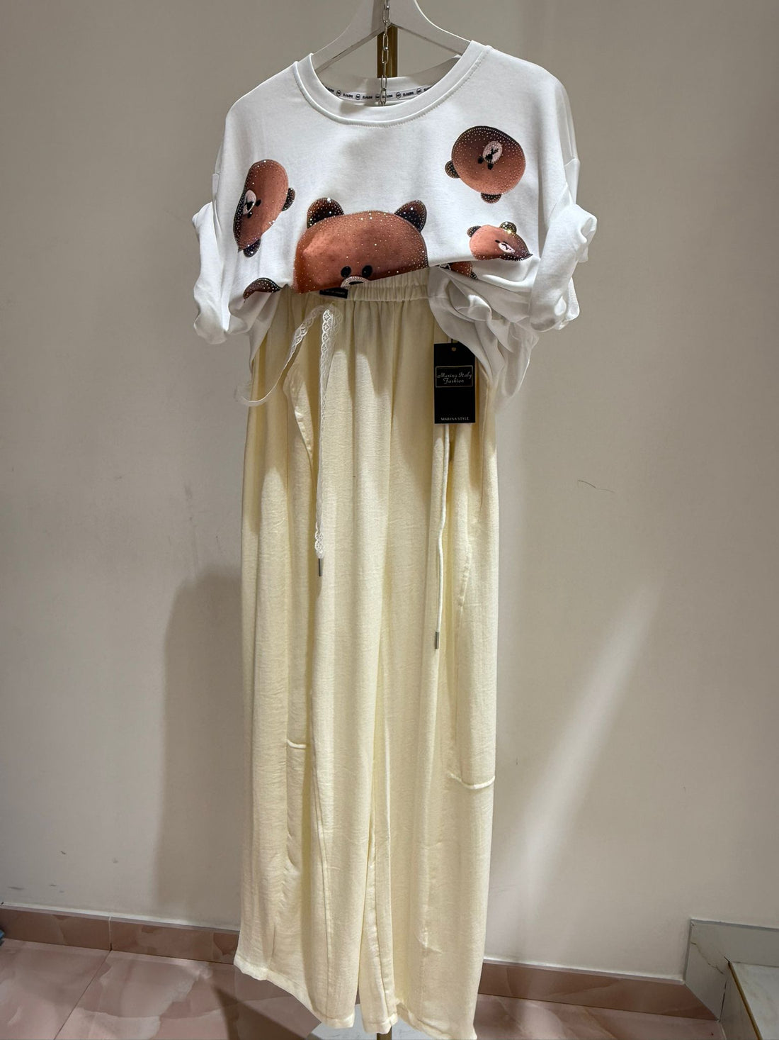 Pantalone Beige Merletto ♥