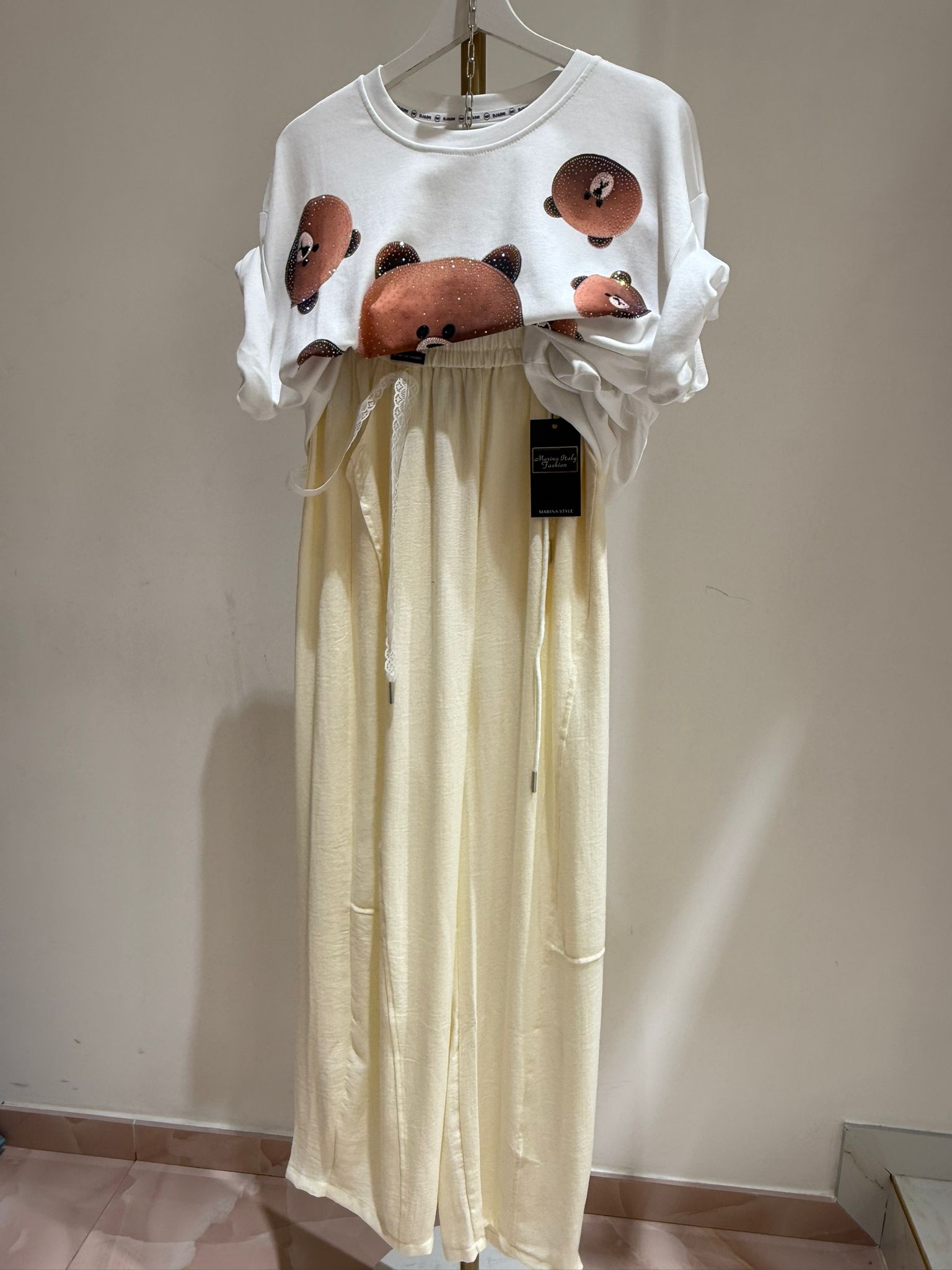 Pantalone Beige Merletto ♥