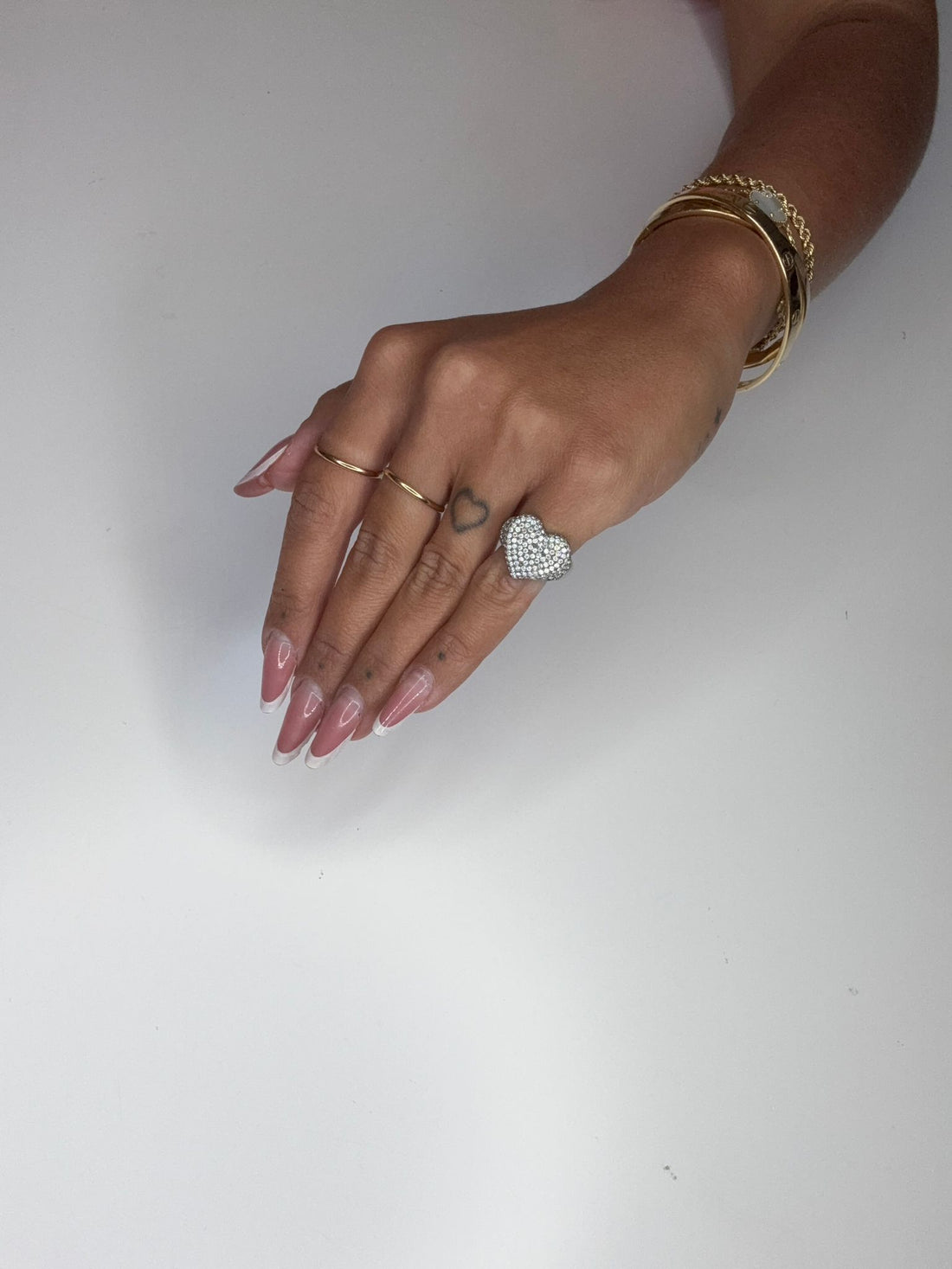 Anello Da Mignolo Cuore Base Argento ♥