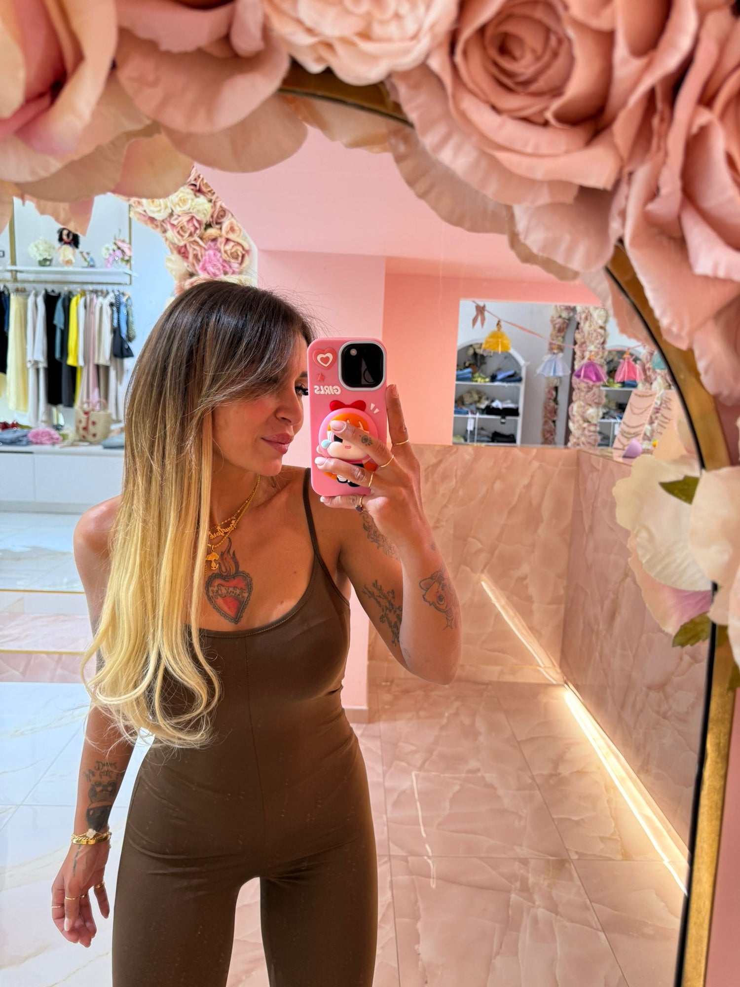 Salopette Lycra Zampa Marrone  ♥