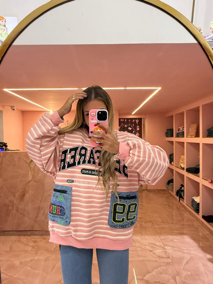 Felpa Una Zebra a Pois Rosa ♥