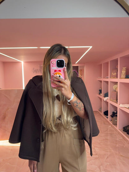 Giacca Per Caso Marrone ♥