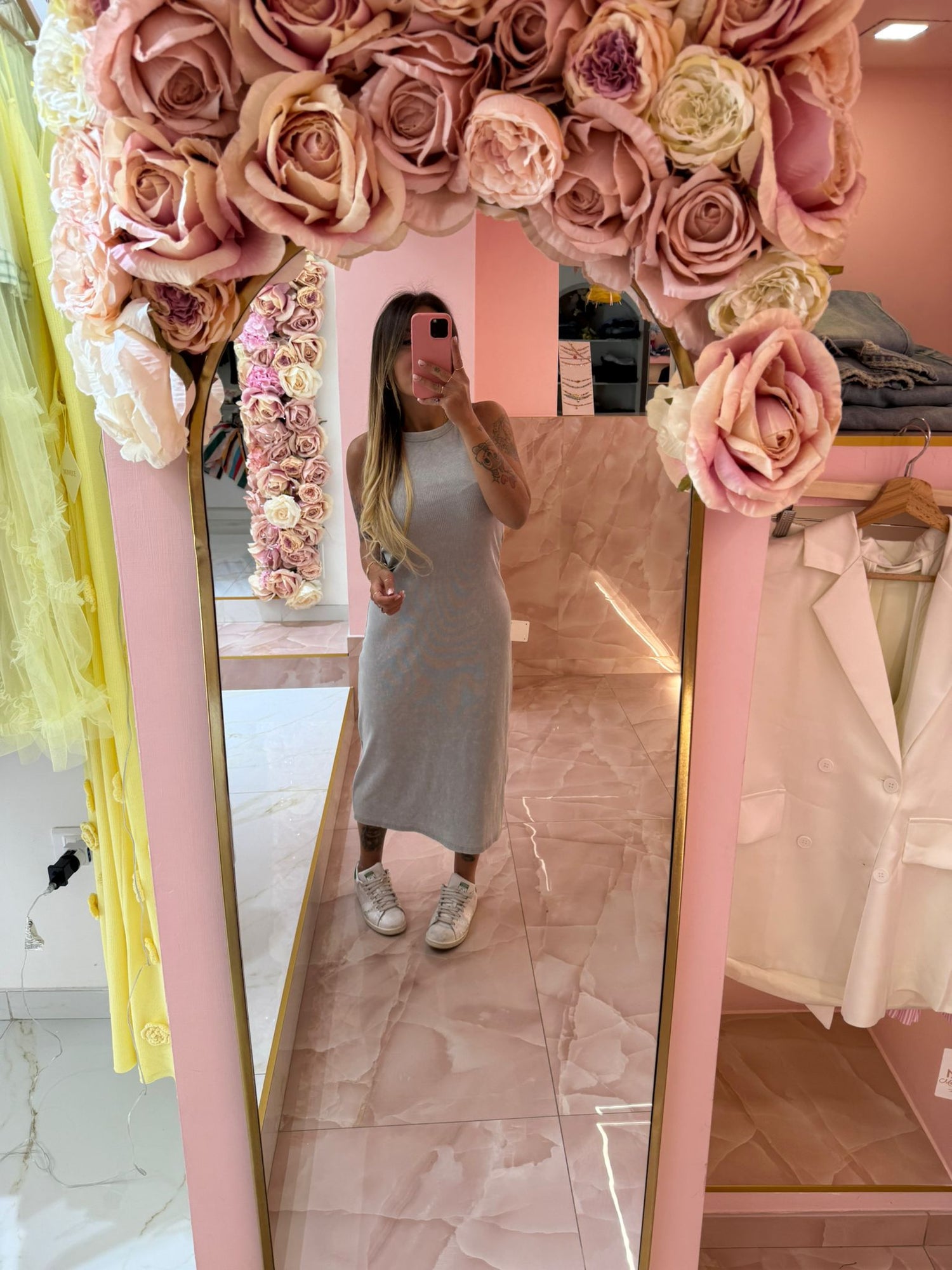 Dress Canotta Grigio ♥
