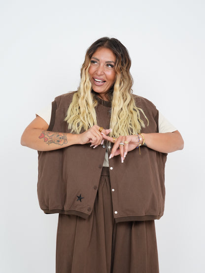 Gilet Marrò Le Stelline  ♥