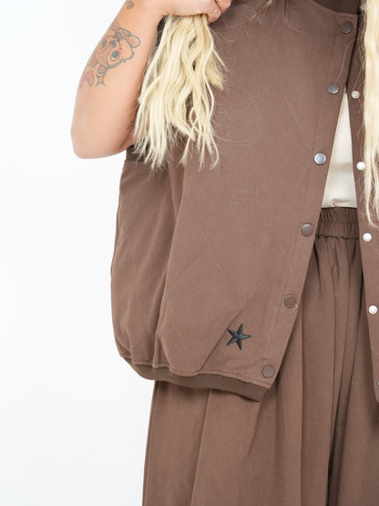 Gilet Marrò Le Stelline  ♥