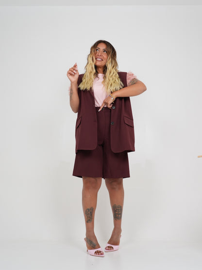 Coordinato Rubina Bordeaux ♥